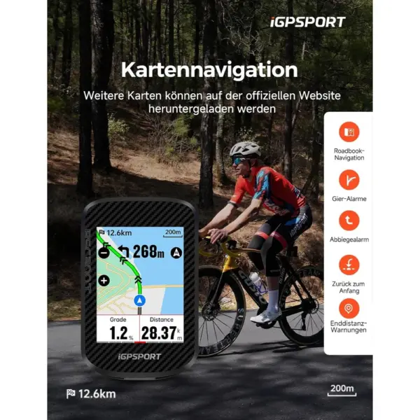 iGPSPORT BSC300T - GPS-Fahrradcomputer mit Touchscreen und Kartennavigation — 2 iGPSPORT BSC300T - GPS-Fahrradcomputer mit Touchscreen und Kartennavigation — 2