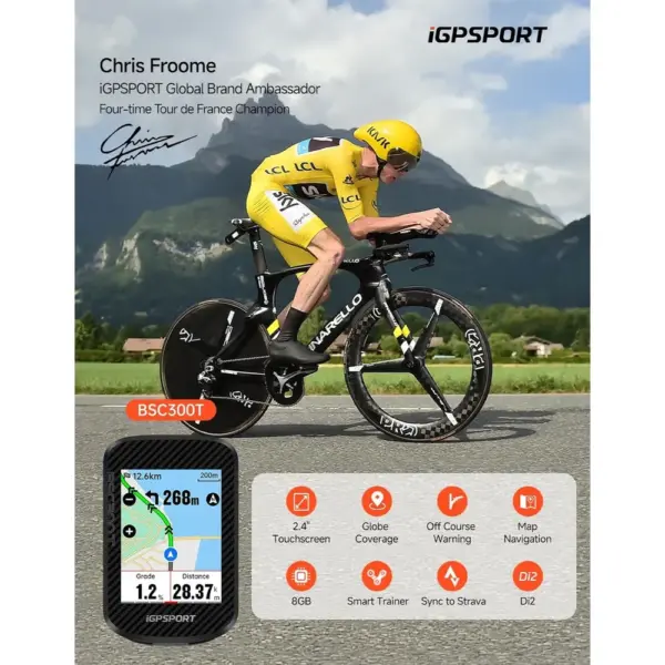 iGPSPORT BSC300T - GPS bike computer with 2.4-inch touchscreen and offline maps — 3 iGPSPORT BSC300T - GPS bike computer with 2.4-inch touchscreen and offline maps — 3