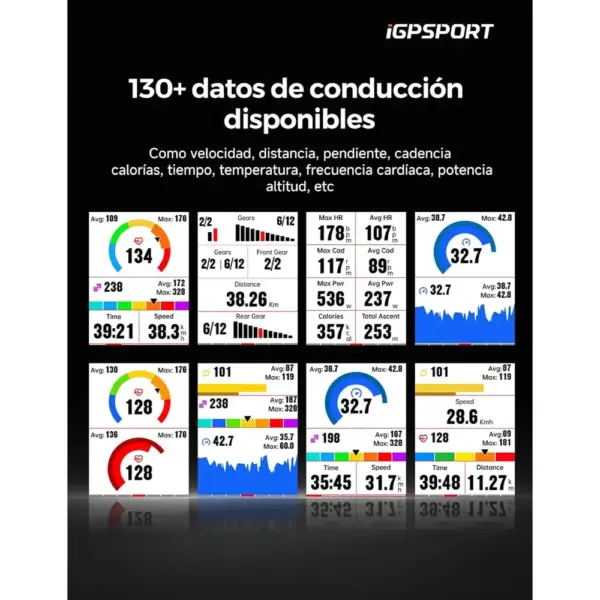 iGPSPORT BSC300T - Compteur vélo GPS tactile avec navigation sur carte, écran 2,4 pouces — 4 iGPSPORT BSC300T - Compteur vélo GPS tactile avec navigation sur carte, écran 2,4 pouces — 4