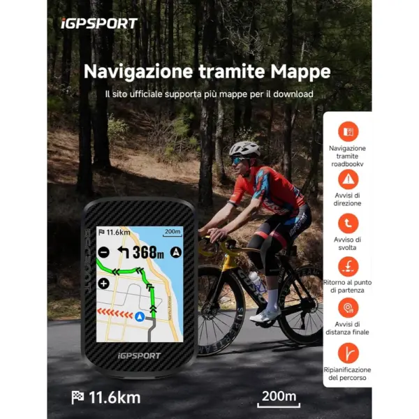 iGPSPORT BSC300T - Ciclocomputer GPS con navigazione su mappa a colori e display touch — 2 iGPSPORT BSC300T - Ciclocomputer GPS con navigazione su mappa a colori e display touch — 2