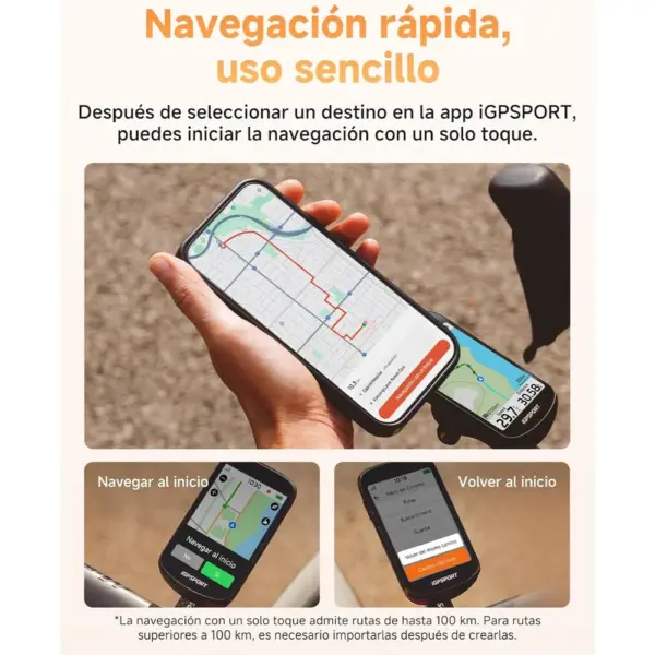 iGPSPORT BSC500 - Ciclocomputador GPS táctil de 3,3 pulgadas con navegación por mapa — 4 iGPSPORT BSC500 - Ciclocomputador GPS táctil de 3,3 pulgadas con navegación por mapa — 4