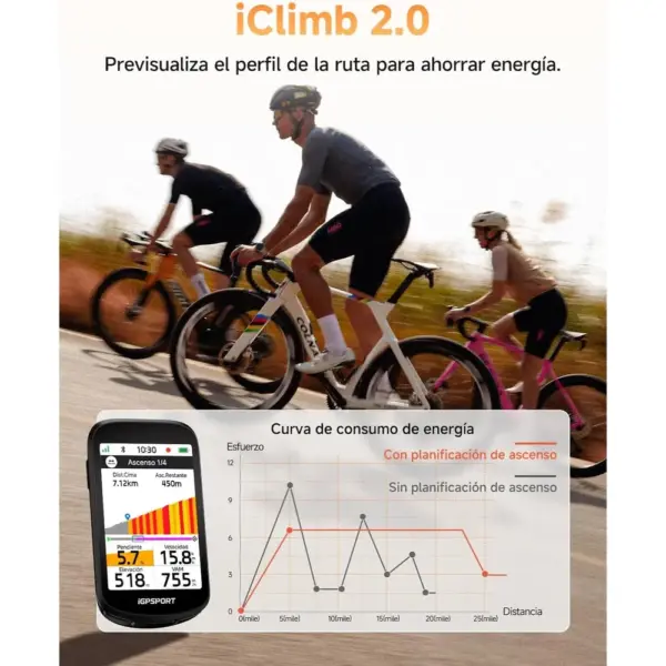 iGPSPORT BSC500 - Ciclocomputador GPS táctil de 3,3 pulgadas con navegación por mapa — 5 iGPSPORT BSC500 - Ciclocomputador GPS táctil de 3,3 pulgadas con navegación por mapa — 5
