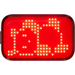 iGPSPORT ET6 - emoji rear bike light with brake warning and indicators — 1