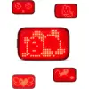 iGPSPORT ET6 - Luce posteriore bici con emoji, frecce e sensore di frenata — 1 iGPSPORT ET6 - Luce posteriore bici con emoji, frecce e sensore di frenata — 1