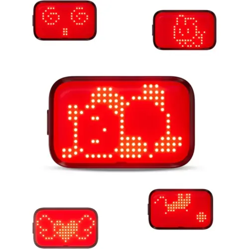 iGPSPORT ET6 - Luce posteriore bici con emoji, frecce e sensore di frenata — 1 iGPSPORT ET6 - Luce posteriore bici con emoji, frecce e sensore di frenata — 1