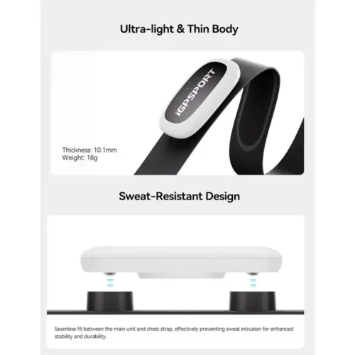 iGPSPORT HR50 - heart rate strap with 1-year battery and IPX7 — 1 iGPSPORT HR50 - heart rate strap with 1-year battery and IPX7 — 1