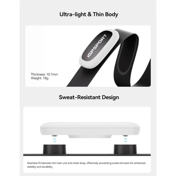 iGPSPORT HR50 - heart rate strap with 1-year battery and IPX7 — 1 iGPSPORT HR50 - heart rate strap with 1-year battery and IPX7 — 1