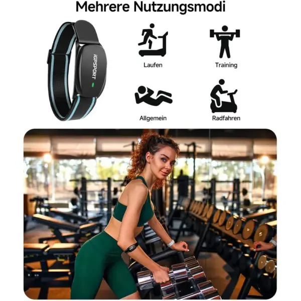 iGPSPORT HR70 - Herzfrequenz-Armband mit LED-Zonen, ANT+ und Bluetooth — 3 iGPSPORT HR70 - Herzfrequenz-Armband mit LED-Zonen, ANT+ und Bluetooth — 3