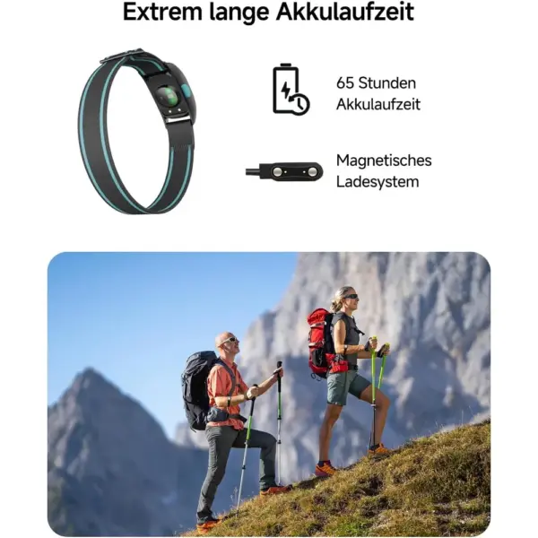 iGPSPORT HR70 - Herzfrequenz-Armband mit LED-Zonen, ANT+ und Bluetooth — 5 iGPSPORT HR70 - Herzfrequenz-Armband mit LED-Zonen, ANT+ und Bluetooth — 5