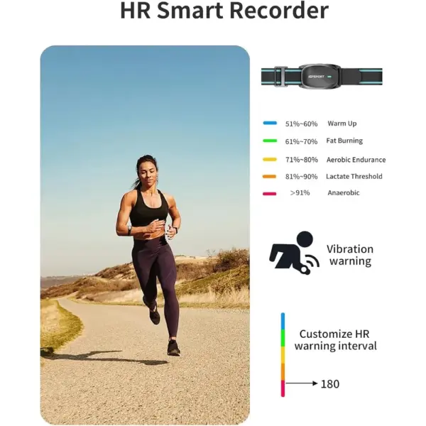 iGPSPORT HR70 - armband heart rate monitor with 65-hour battery — 2 iGPSPORT HR70 - armband heart rate monitor with 65-hour battery — 2