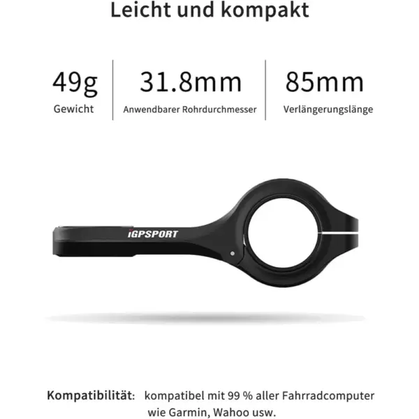 iGPSPORT M80 - Out-Front-Halterung für Fahrradcomputer — 2 iGPSPORT M80 - Out-Front-Halterung für Fahrradcomputer — 2