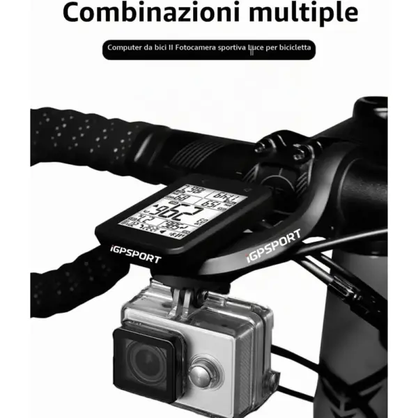 iGPSPORT M80 - Supporto anteriore per manubrio per ciclocomputer GPS — 5 iGPSPORT M80 - Supporto anteriore per manubrio per ciclocomputer GPS — 5