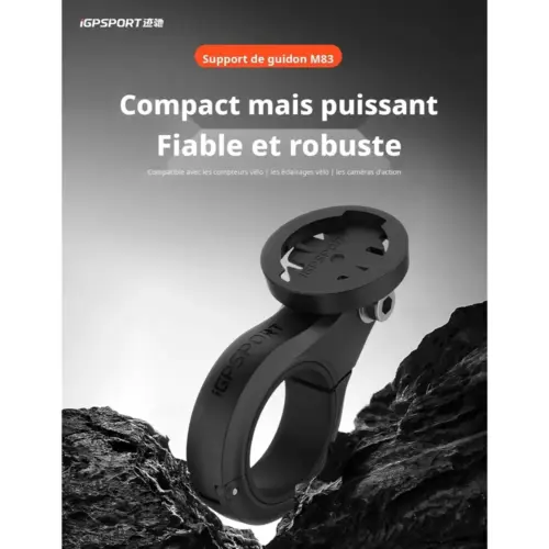 iGPSPORT M83 - Support de compteur vélo léger, montage dessus ou dessous — 1 iGPSPORT M83 - Support de compteur vélo léger, montage dessus ou dessous — 1