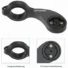 iGPSPORT S80 - Fronthalterung mit Scharnier für Fahrradcomputer — 4 iGPSPORT S80 - Fronthalterung mit Scharnier für Fahrradcomputer — 4