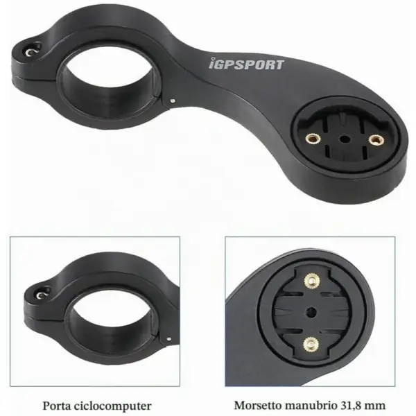 iGPSPORT S80 - Supporto anteriore per ciclocomputer con apertura a cerniera — 4 iGPSPORT S80 - Supporto anteriore per ciclocomputer con apertura a cerniera — 4