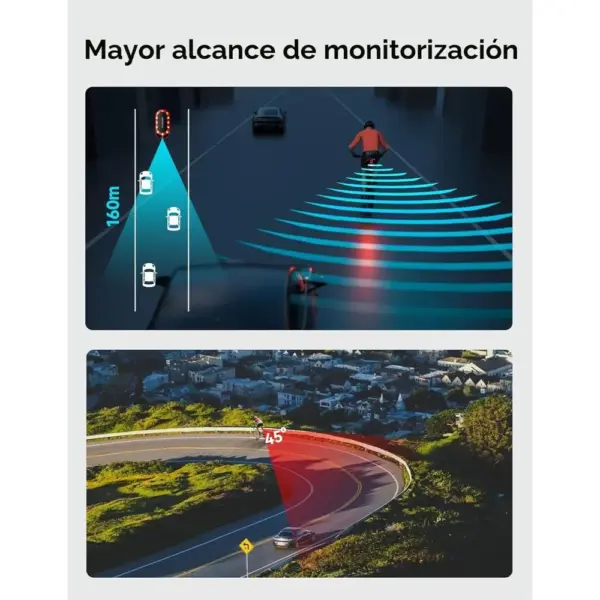 iGPSPORT SR Mini - Luz trasera con radar y detección de frenado — 3 iGPSPORT SR Mini - Luz trasera con radar y detección de frenado — 3