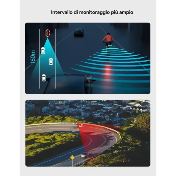 iGPSPORT SR Mini - Luce posteriore radar per bici con rilevamento della frenata — 3 iGPSPORT SR Mini - Luce posteriore radar per bici con rilevamento della frenata — 3