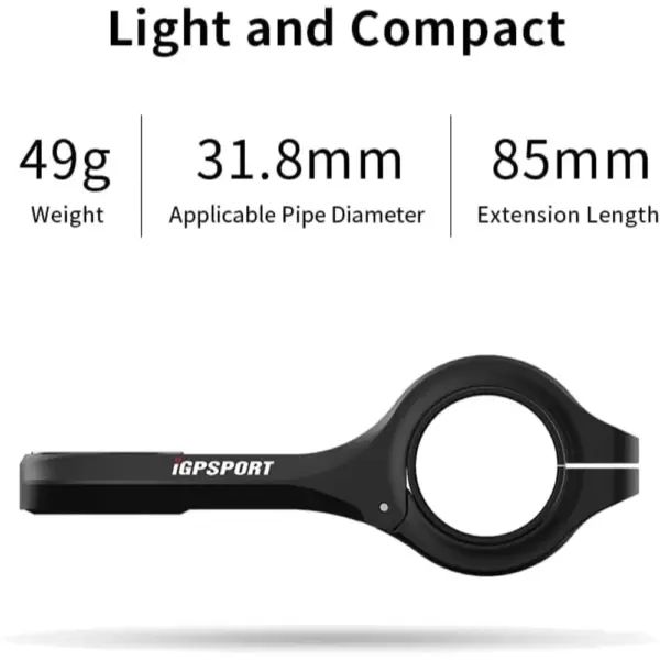 iGPSPORT S60 - extended out-front mount compatible with Garmin Edge — 2 iGPSPORT S60 - extended out-front mount compatible with Garmin Edge — 2