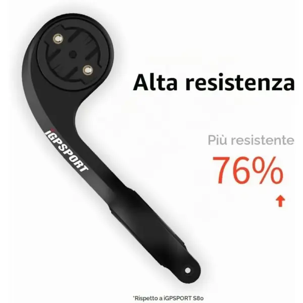 iGPSPORT S60 - Supporto anteriore esteso per ciclocomputer, manubrio da 31,8 mm — 3 iGPSPORT S60 - Supporto anteriore esteso per ciclocomputer, manubrio da 31,8 mm — 3