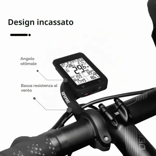iGPSPORT S60 - Supporto anteriore esteso per ciclocomputer, manubrio da 31,8 mm — 4 iGPSPORT S60 - Supporto anteriore esteso per ciclocomputer, manubrio da 31,8 mm — 4