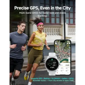iGPSPORT VeRun - GPS sports watch with 1.32-inch AMOLED screen — 1