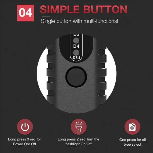 Kingbolen BF100 - brake fluid tester with LED indicators — 5 Kingbolen BF100 - brake fluid tester with LED indicators — 5