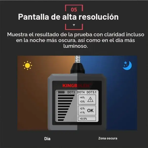 Kingbolen BF200 - probador de líquido de frenos con pantalla — 3 Kingbolen BF200 - probador de líquido de frenos con pantalla — 3