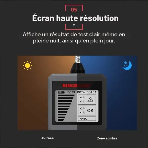 Kingbolen BF200 - testeur de liquide de frein à écran — 3 Kingbolen BF200 - testeur de liquide de frein à écran — 3