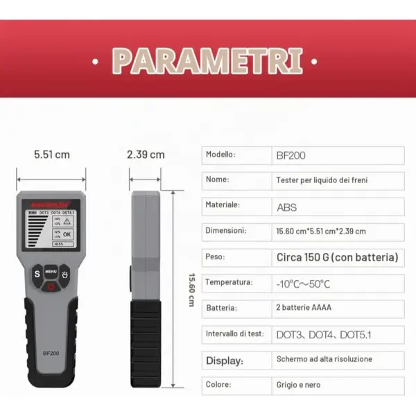 Kingbolen BF200 - tester liquido freni con display — 5 Kingbolen BF200 - tester liquido freni con display — 5