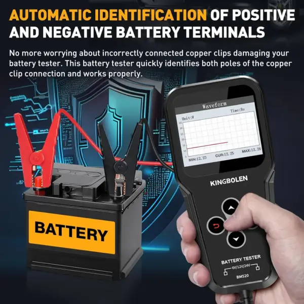 Kingbolen BM520 - comprobador de baterías con multímetro integrado — 4 Kingbolen BM520 - comprobador de baterías con multímetro integrado — 4