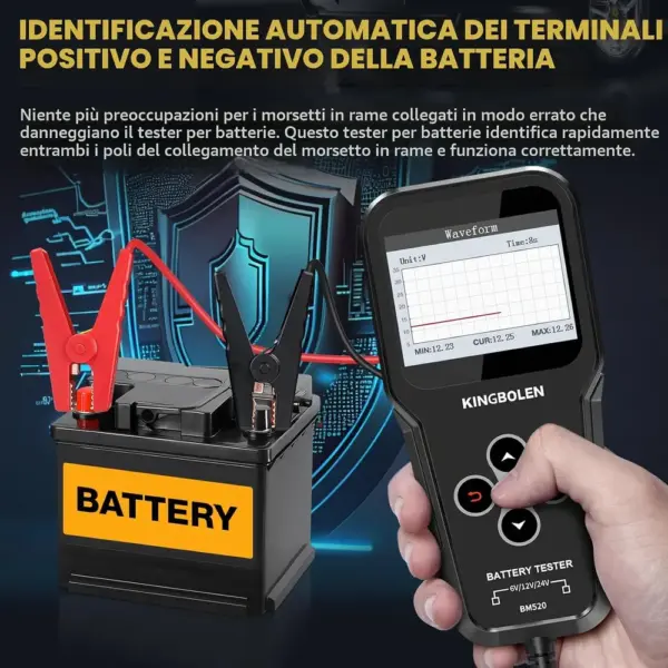 Kingbolen BM520 - tester batteria con multimetro integrato — 4 Kingbolen BM520 - tester batteria con multimetro integrato — 4