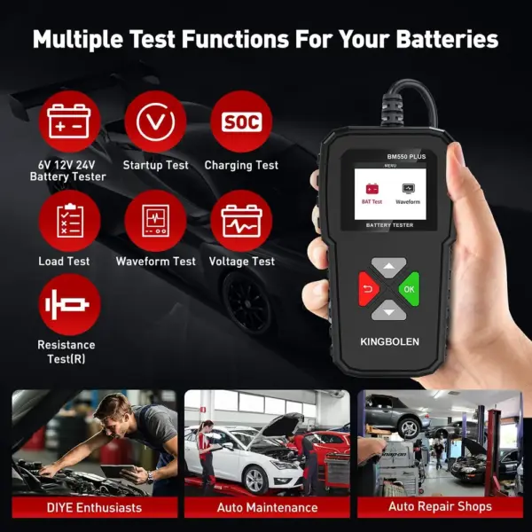Kingbolen BM550 Plus - Batterietester mit Spannungskurve — 4 Kingbolen BM550 Plus - Batterietester mit Spannungskurve — 4