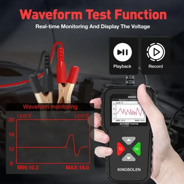 Kingbolen BM550 Plus - battery tester with voltage curve — 5 Kingbolen BM550 Plus - battery tester with voltage curve — 5