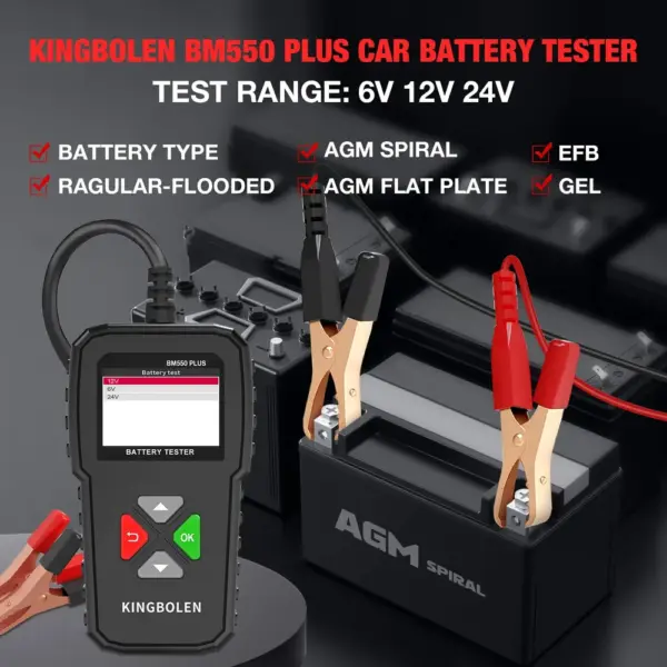 Kingbolen BM550 Plus - testeur de batterie avec courbe de tension — 2 Kingbolen BM550 Plus - testeur de batterie avec courbe de tension — 2