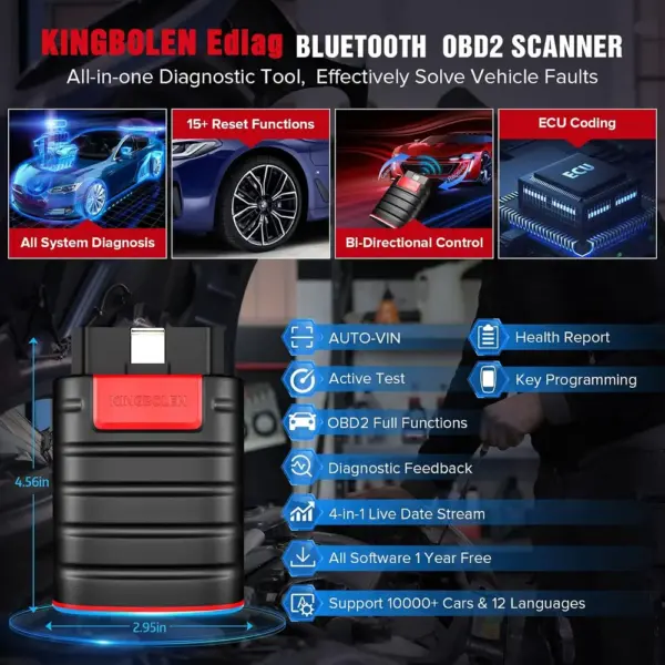 Kingbolen Ediag - full-system Bluetooth OBD2 scanner — 2 Kingbolen Ediag - full-system Bluetooth OBD2 scanner — 2