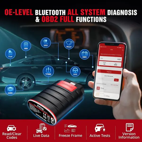 Kingbolen Ediag - full-system Bluetooth OBD2 scanner — 3 Kingbolen Ediag - full-system Bluetooth OBD2 scanner — 3