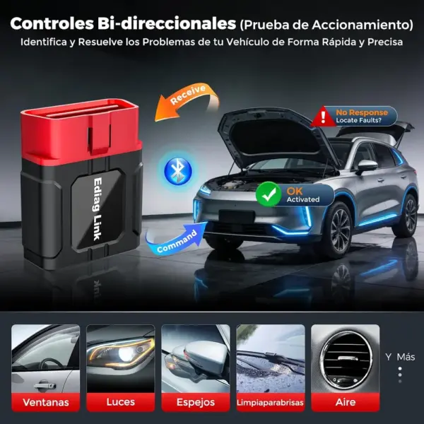 Kingbolen Ediag Link - diagnosis Bluetooth con guía de reparación — 3 Kingbolen Ediag Link - diagnosis Bluetooth con guía de reparación — 3