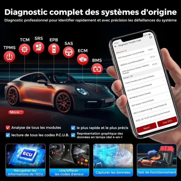 Kingbolen Ediag Link - diagnostic Bluetooth avec guide de réparation — 4 Kingbolen Ediag Link - diagnostic Bluetooth avec guide de réparation — 4