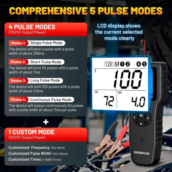 Kingbolen IT300 - petrol fuel injector tester and cleaner — 5 Kingbolen IT300 - petrol fuel injector tester and cleaner — 5