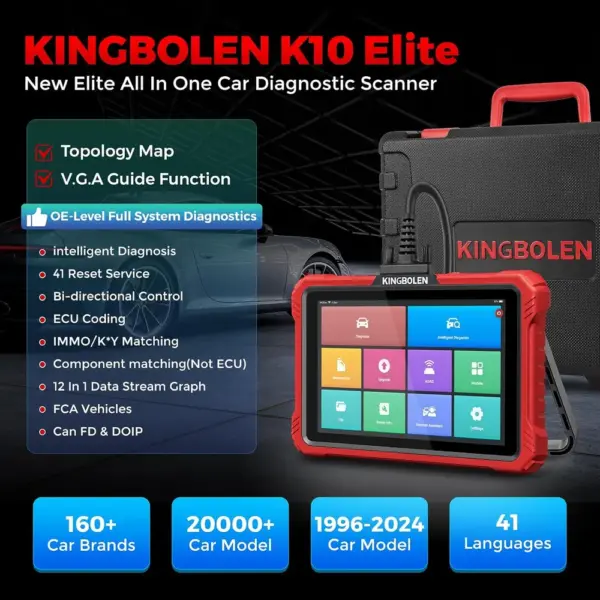 Kingbolen K10 Elite - máquina de diagnosis de 10 pulgadas — 2 Kingbolen K10 Elite - máquina de diagnosis de 10 pulgadas — 2