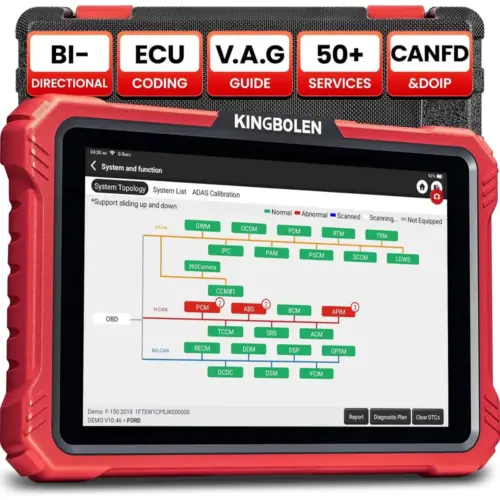 Kingbolen K10 Elite - valise de diagnostic auto 10 pouces — 1 Kingbolen K10 Elite - valise de diagnostic auto 10 pouces — 1