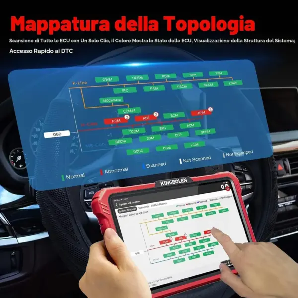 Kingbolen K10 Elite - strumento di diagnosi auto da 10 pollici — 5 Kingbolen K10 Elite - strumento di diagnosi auto da 10 pollici — 5