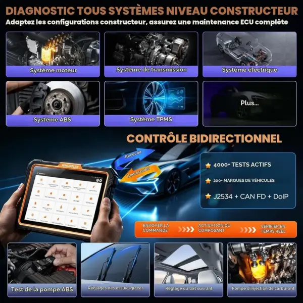 Kingbolen K10 Ultra - valise de diagnostic auto haut de gamme — 3 Kingbolen K10 Ultra - valise de diagnostic auto haut de gamme — 3