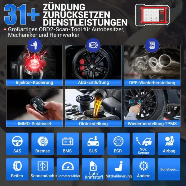 Kingbolen K7 - 7-Zoll-Diagnosegerät mit lebenslangen Updates — 5 Kingbolen K7 - 7-Zoll-Diagnosegerät mit lebenslangen Updates — 5