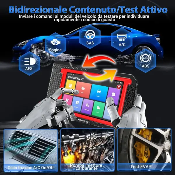 Kingbolen K7 - strumento di diagnosi da 7 pollici, aggiornamenti a vita — 3 Kingbolen K7 - strumento di diagnosi da 7 pollici, aggiornamenti a vita — 3