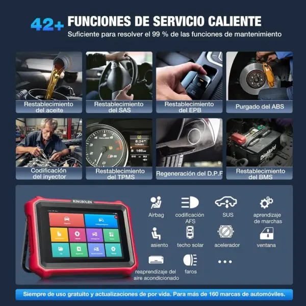 Kingbolen K8 Elite - máquina de diagnosis de 8 pulgadas con cámara — 5 Kingbolen K8 Elite - máquina de diagnosis de 8 pulgadas con cámara — 5