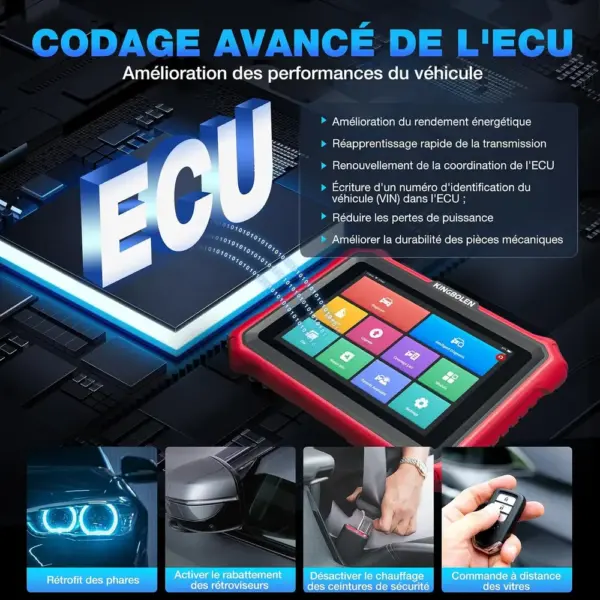 Kingbolen K8 Elite - valise de diagnostic 8 pouces avec caméra — 4 Kingbolen K8 Elite - valise de diagnostic 8 pouces avec caméra — 4