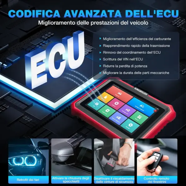 Kingbolen K8 Elite - strumento di diagnosi da 8 pollici con fotocamera — 4 Kingbolen K8 Elite - strumento di diagnosi da 8 pollici con fotocamera — 4