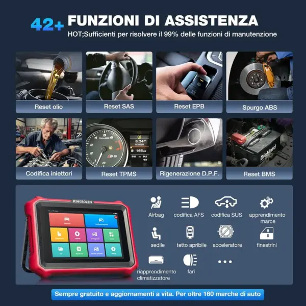 Kingbolen K8 Elite - strumento di diagnosi da 8 pollici con fotocamera — 5 Kingbolen K8 Elite - strumento di diagnosi da 8 pollici con fotocamera — 5