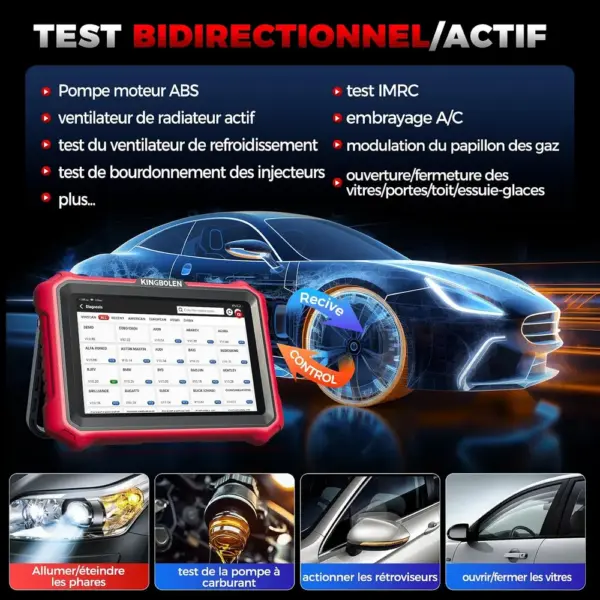 Kingbolen K8 Pro - valise de diagnostic sans fil, mises à jour à vie — 3 Kingbolen K8 Pro - valise de diagnostic sans fil, mises à jour à vie — 3